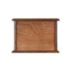 LifeSong Milestones Cremation Urn for Human Ashes Made of Solid Quarter Sawn Oak Wood Laser Engraved Verse Be Strong and Courageous (Quarter Sawn Oak) view 2