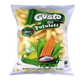 Gusto Eco Pufuleti Organic Corn Puffs 85grams