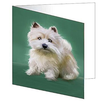 Doggie of the Day Cairn Terrier Dog Note Card (10)