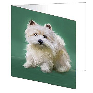 Doggie of the Day Cairn Terrier Dog Note Card (10)