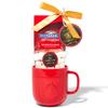 Hot Chocolate Gift Set Made with Ghirardelli, Includes 1 Single-Serve Packet of Ghirardelli Double Chocolate Hot Cocoa Mix, 1 Pack of Mini Marshmallows, and Ceramic Mug, Gourmet Hot Cocoa Gift Set, Valentine's Day view 1