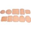 Austin Medical - AMPatch, Stoma Cap 7/8"x1-1/4", Rectangular Center Hole w/Foam Backing 3" x 4-1/4", 100 High Absorbency view 1