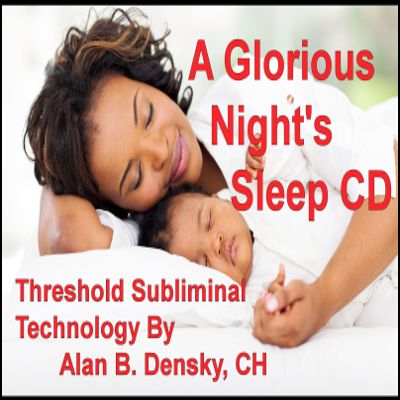 A Glorious Night's Sleep Threshold Subliminal with Binaural Beats Cover CD