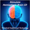 Stimulate Hemispheric Brain Use Threshold Subliminal with Binaural Beats Cover CD view 1