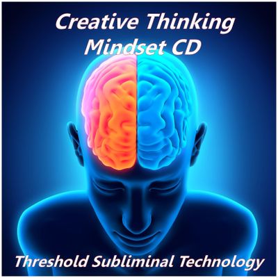 Creative Thinking Mindset Threshold Subliminal with Binaural Beats Cover CD