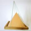 Giza 51 Degree 9" 100% Copper Meditation Pyramid | Handmade and Hand-Painted by Spiritual Masters | Great Magnetic and Pyramid Therapy Product view 1