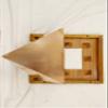 Giza 51 Degree 9" 100% Copper Meditation Pyramid | Handmade and Hand-Painted by Spiritual Masters | Great Magnetic and Pyramid Therapy Product view 4