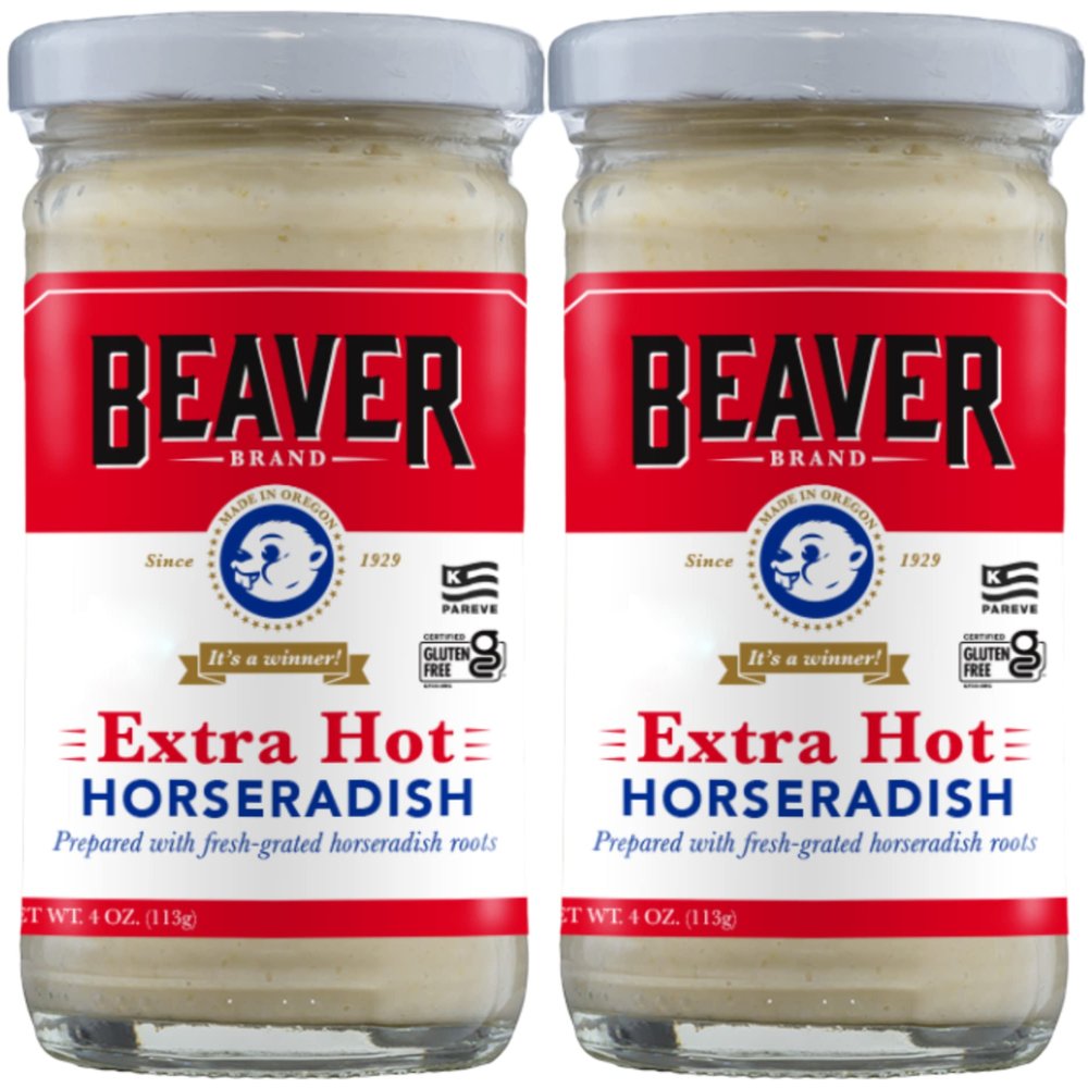 Beaver Horseradish Extra Hot 4oz (Pack of 2)