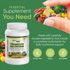 BioSource Labs Vibrant Life Multivitamin with Probiotics, Digestive Enzymes & B-Complex  Over 45 Fruits and Veggies, Non-GMO, Gluten-Free, Daily Vitamins & Minerals for Men & Women (30-Day Supply) view 2