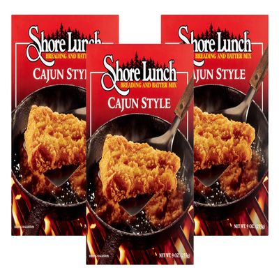 Shore Lunch Fish Breading Batter Mix, Cajun Style, Pack of 3