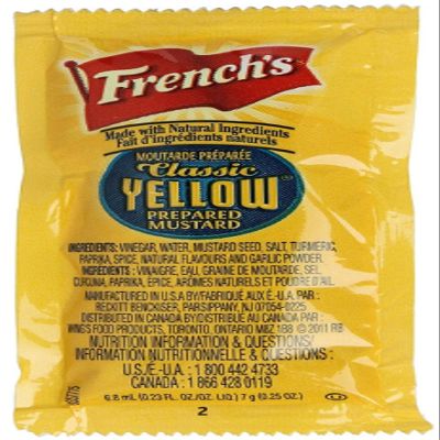 French's Mustard Packets - 7g /100 ct. Packets