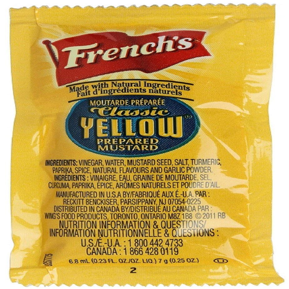 French's Mustard Packets - 7g /100 ct. Packets