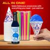 12.7oz Snow Cone Syrups (6 Pack w/Cups and Straws) view 2