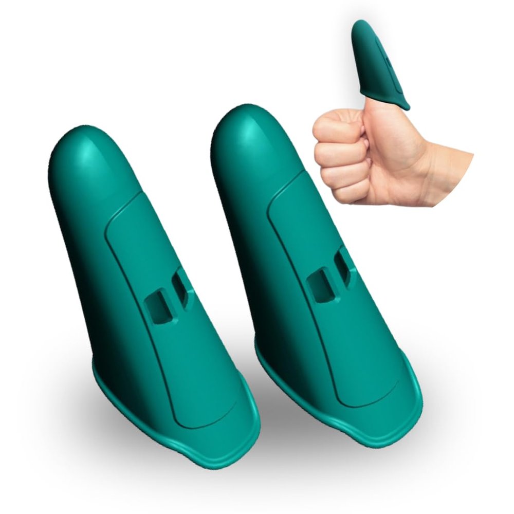 Thumbsavers Advance Massage Tool for Deep Tissue and Trigger Point Massage Joint Support for Massage Therapists, Chiropractors and Physical Therapists Hand Protection Aid (Small (Set of 2))