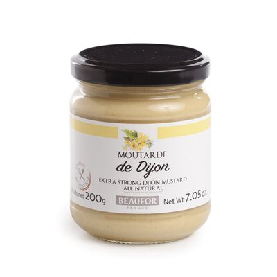 Beaufor Dijon Mustard, All Natural, 7.05 Ounce (Pack of 12)