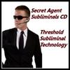 Secret Agent Threshold Subliminal with Binaural Beats Cover CD view 1