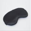 100% Pure Silk Sleep Mask Black Smooth and Lightweight for Men and Women Adjustable Elastic Strap Very Comfortable view 2