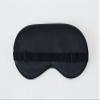 100% Pure Silk Sleep Mask Black Smooth and Lightweight for Men and Women Adjustable Elastic Strap Very Comfortable view 3