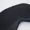 100% Pure Silk Sleep Mask Black Smooth and Lightweight for Men and Women Adjustable Elastic Strap Very Comfortable view 4
