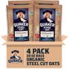 Quaker Steel Cut Oats, USDA Organic, Non GMO Project Verified, 20oz Resealable Bags (Pack of 4) view 1