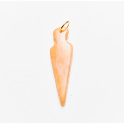 Siddha Arrowhead Pendant- Reiki Healing, Crystal Healing, Meditation, Positive Energy Spiritual Energy Meditation (Orange Aventurine)