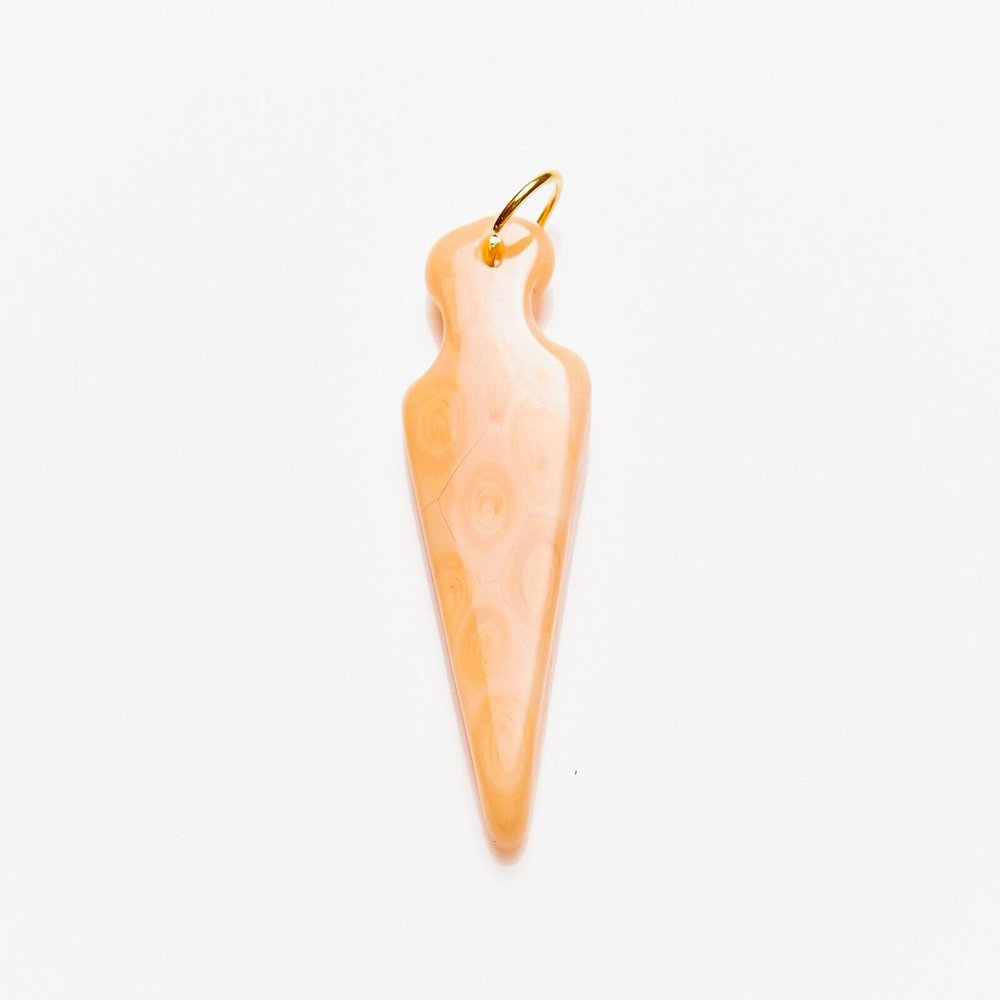 Siddha Arrowhead Pendant- Reiki Healing, Crystal Healing, Meditation, Positive Energy Spiritual Energy Meditation (Orange Aventurine)