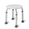 Active Authority Adjustable Skidproof Aluminium Alloy Shower Stool - Round Bathtub Chair - Portable Tub Bench - Safe Bath Seat - up to 300lbs - White view 1