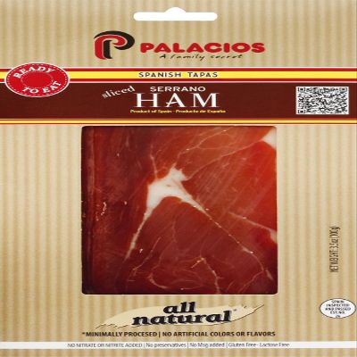 Sliced Jamon Serrano by Palacios