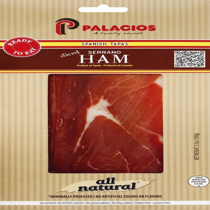 Sliced Jamon Serrano by Palacios