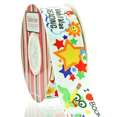 1.5" Little Reader Grosgrain Ribbon 100yd