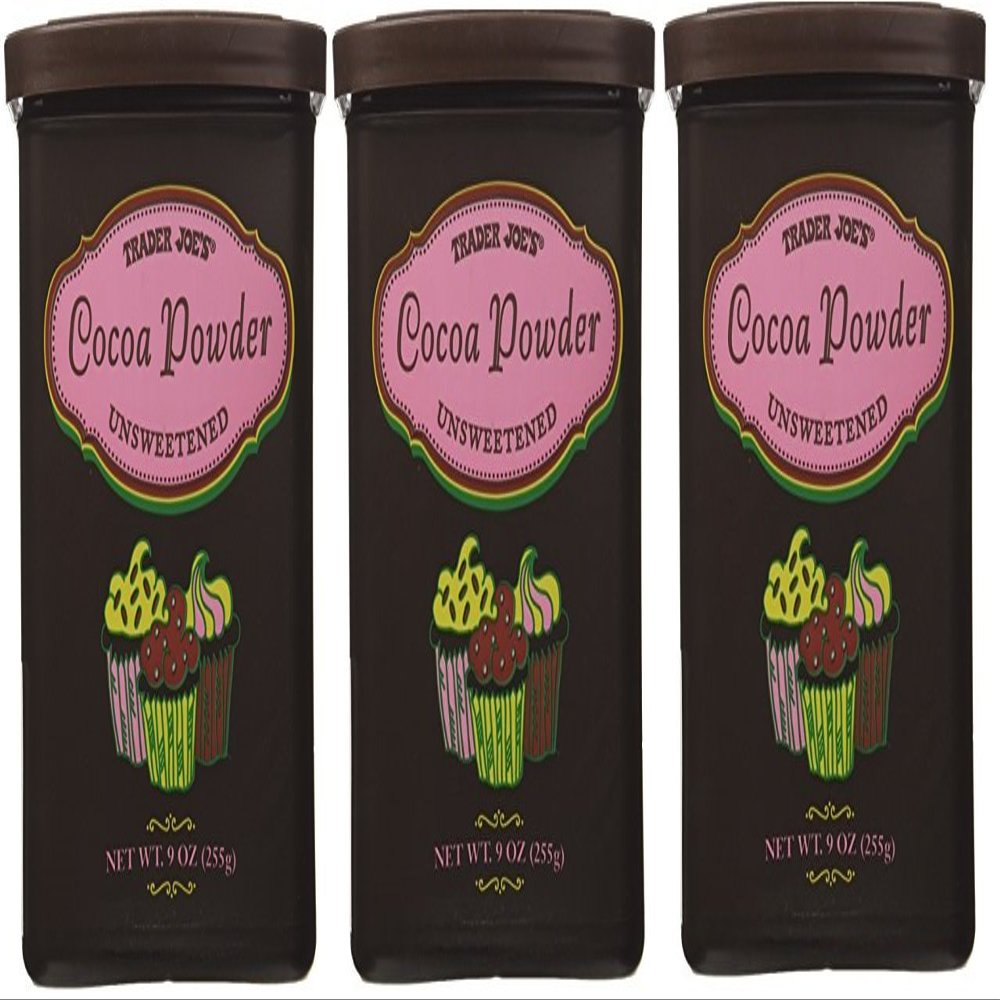 Trader Joe's Cocoa Powder Unsweetened 9 oz. (Pack of 3)