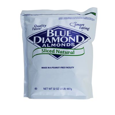 Blue Diamond, Natural Sliced Almonds 2 lb. (4 Count)