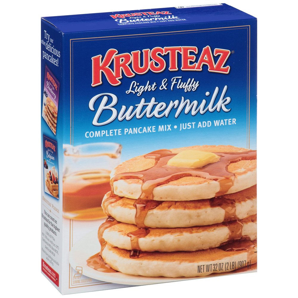 Krusteaz Buttermilk Pancake Mix, 2 Pound (Pack of 4)