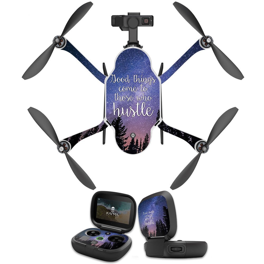 MightySkins Skin Compatible with Go Pro Karma  Hustle | Protective, Durable, and Unique Vinyl Decal wrap Cover | Easy to Apply, Remove, and Change Styles | Made in The USA