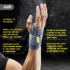 Push Sports Wrist Brace for Athletic Wrist Support. Comfortable, Easy-to-Wear Brace for Tendonitis, Fractures, Injuries, and Arthritis. (Left Large) view 4