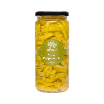 Divina, Pepperoncini Sliced, 15.5 Ounce