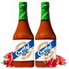 Crystal Hot Sauce 12oz (Pack of 2) - Louisiana's Pure Hot Sauce, Original Flavor - Low Fat - Low Sodium - Perfect for Spicing Up Sandwiches, Soups, Stews, Fries and More view 1