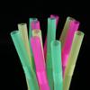 Jumbo Flexible Smoothie Plastic Straws, 100 Pcs Assorted Colors Large Bendable Disposable Milkshake Straws, Wide Bendy Boba Drinking Straws (0.47" Diameter and 8.26" long) view 3