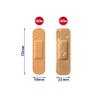 ELASTOPLAST Fabric and Plastic Adhesive Bandages Variety Pack (80 Strips), Flexible & Water-Resistant Bandage with All-Around Adhesion, Ideal for First Aid Kit (Imported from Canada) view 4