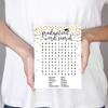 Andaz Press White and Gold Glittering Graduation Party Collection, Word Search Graduation Game Cards, 20-Pack view 3
