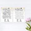 Andaz Press White and Gold Glittering Graduation Party Collection, Word Search Graduation Game Cards, 20-Pack view 4