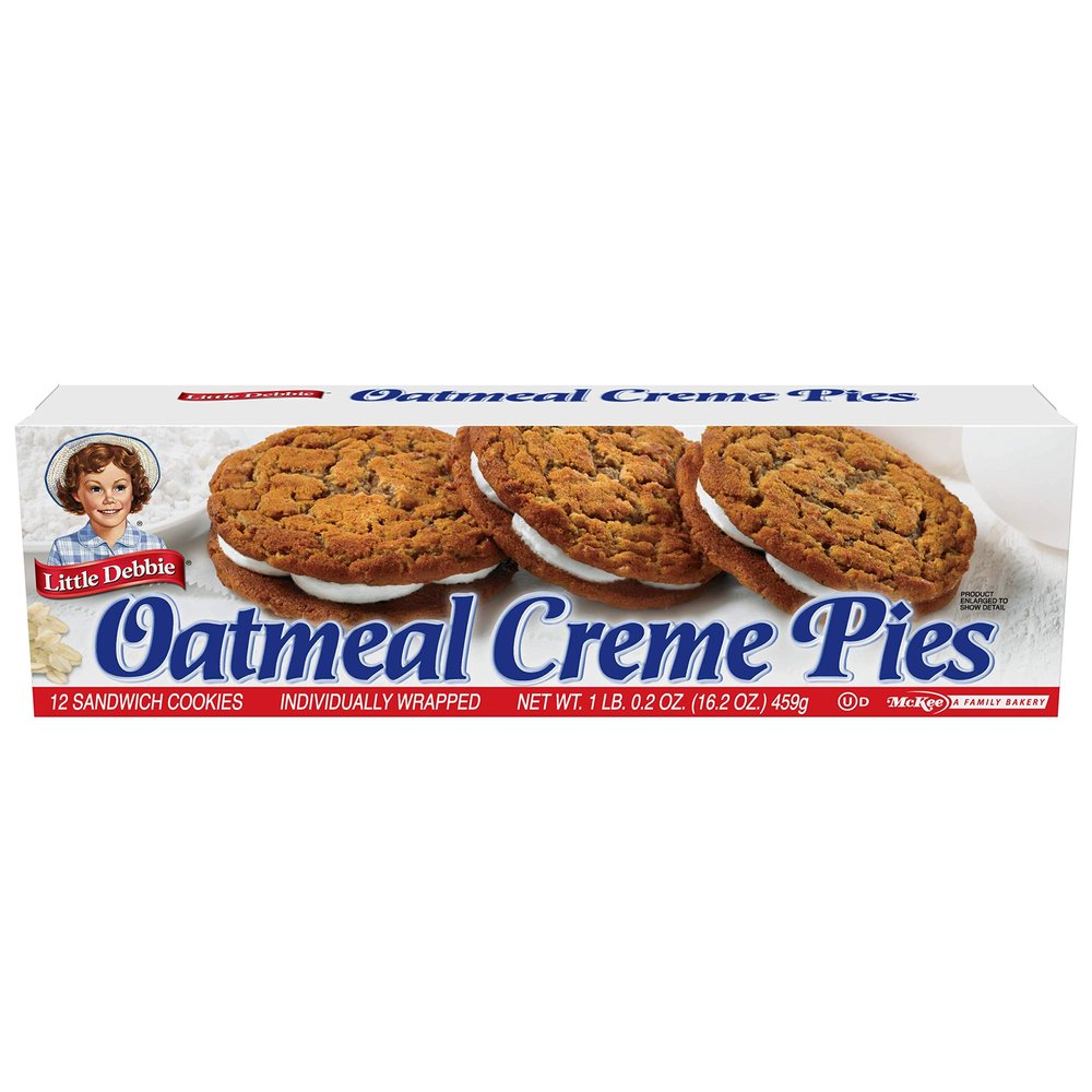 Little Debbie Oatmeal Crme Pie 16. 2 oz
