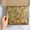 Jillson Roberts 20" x 30" Printed Christmas Gift Tissue Gift Wrapping Supplies, Endeering Forest, 24 Folded Sheets view 4