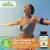 Why Not Natural Vitamin D3 K2 (MK-7) with Organic Spirulina, 10000 IU Extra Strength Supplement in Veggie Capsules, Supports Bone Health, Immune System and Mood view 3