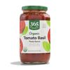 365 by Whole Foods Market, Organic Tomato Basil Pasta Sauce, 25 Ounce view 1