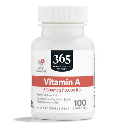 365 by Whole Foods Market, Vitamin A 10,000 IU, 100 CT