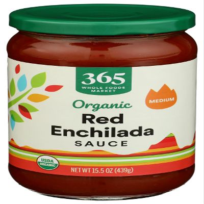 365 by Whole Foods Market, Organic Red Enchilada Sauce, 15.5 Ounce