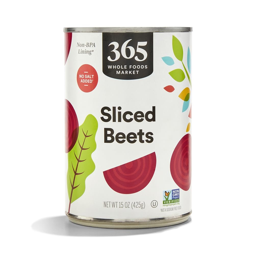 365 by Whole Foods Market, Sliced Beets No Salt Added, 15 oz