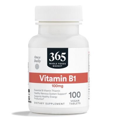 365 by Whole Foods Market, Vitamin B1 100mg, Vegan, 100 Tablets
