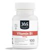 365 by Whole Foods Market, Vitamin B1 100mg, Vegan, 100 Tablets view 1